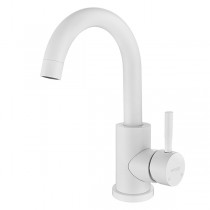 MIXXUS SUS-011-B WHITE Змішувач для умивальника з нерж. сталі SUS304 (10 шт/ящ) MIXXUS SUS-011-B WHITE Змішувач для умивальника з нерж. сталі SUS304 (10 шт/ящ)