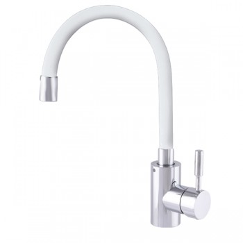 CHAMPION SUS-011 REFL. WHITE CHROME Змішувач для кухні з нерж. сталі (кол.білий) (10 шт/ящ) CHAMPION SUS-011 REFL. WHITE CHROME Змішувач для кухні з нерж. сталі (кол.білий) (10 шт/ящ)