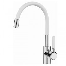 MIXXUS PREMIUM RIO 011 REFL. WHITE Змішувач для кухні із силіконовим виливом (кол.білий)(10 шт/ящ) MIXXUS PREMIUM RIO 011 REFL. WHITE Змішувач для кухні із силіконовим виливом (кол.білий)(10 шт/ящ)