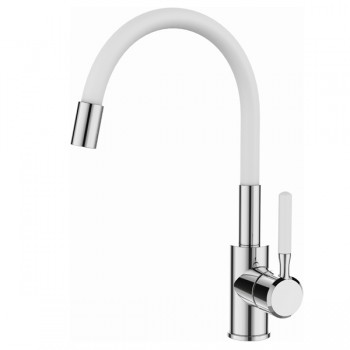 MIXXUS PREMIUM RIO 011 REFL. WHITE Змішувач для кухні із силіконовим виливом (кол.білий)(10 шт/ящ) MIXXUS PREMIUM RIO 011 REFL. WHITE Змішувач для кухні із силіконовим виливом (кол.білий)(10 шт/ящ)