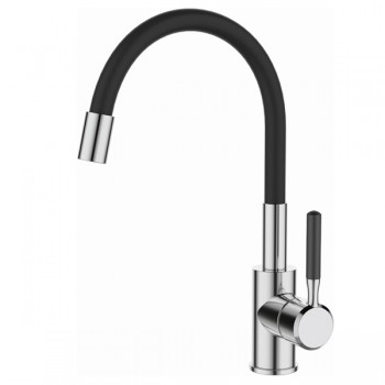 MIXXUS PREMIUM RIO 011 REFL. BLACK Змішувач для кухні з силіконовим виливом (кол. чорн.) (10 шт/ящ) MIXXUS PREMIUM RIO 011 REFL. BLACK Змішувач для кухні з силіконовим виливом (кол. чорн.) (10 шт/ящ)