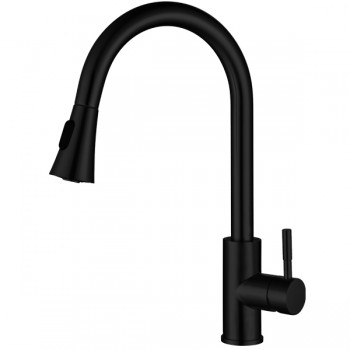 MIXXUS SUS-014-B BLACK Змішувач для кухні з нерж.сталі SUS304 з висувною лійкою (10 шт/ящ) MIXXUS SUS-014-B BLACK Змішувач для кухні з нерж.сталі SUS304 з висувною лійкою (10 шт/ящ)