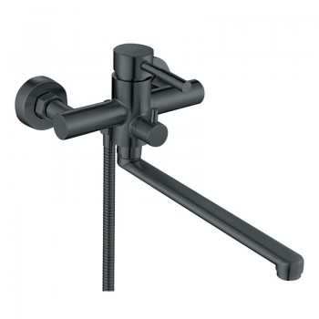 MIXXUS SUS-006 (EURO) GRAPHITE Змішувач для ванни з нерж. сталі SUS304 (12 шт/ящ) MIXXUS SUS-006 (EURO) GRAPHITE Змішувач для ванни з нерж. сталі SUS304 (12 шт/ящ)
