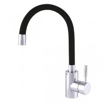 CHAMPION SUS-011 REFL. BLACK CHROME Змішувач для кухні з нерж. сталі (кол. чорний) (10 шт/ящ)