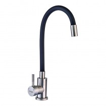 CHAMPION SUS-011 REFL. BLACK Змішувач для кухні з сил. вил. із нерж. сталі SUS304 (кол. чорн.) (10 ш