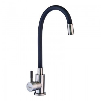 CHAMPION SUS-011 REFL. BLACK Змішувач для кухні з сил. вил. із нерж. сталі SUS304 (кол. чорн.) (10 ш CHAMPION SUS-011 REFL. BLACK Змішувач для кухні з сил. вил. із нерж. сталі SUS304 (кол. чорн.) (10 ш