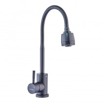 MIXXUS SOK-011 REFL. BLACK Змішувач для кухні з рефлектом. виливом із нерж. сталі SUS304 (10 шт/ящ)