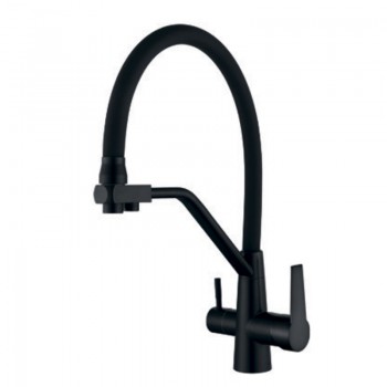 MIXXUS FUL-021 BLACK REFL. Змішувач для кух.з сил.ізл.з н.ст.SUS304 з вих.для пит.води MIXXUS FUL-021 BLACK REFL. Змішувач для кух.з сил.ізл.з н.ст.SUS304 з вих.для пит.води