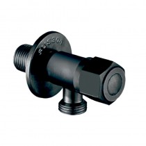 MIXXUS VAL-06-1/2x1/2 BLACK Кран для підкл.сантехпр.з нерж.ст.