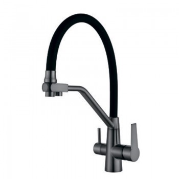 MIXXUS FUL-021 GRAPHITE REFL.BLACK Змішувач для кух.з сил.вил на.ст.SUS304 з вих.для пит. MIXXUS FUL-021 GRAPHITE REFL.BLACK Змішувач для кух.з сил.вил на.ст.SUS304 з вих.для пит.