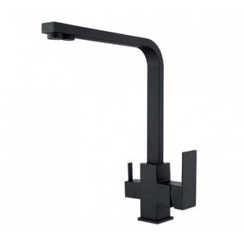 ZERIX KUB-021 BLACK Зміш. для кухні з нерж. сталі SUS304 з вих. для пит.води (кол.чорний)(10 шт/ящ) ZERIX KUB-021 BLACK Зміш. для кухні з нерж. сталі SUS304 з вих. для пит.води (кол.чорний)(10 шт/ящ)