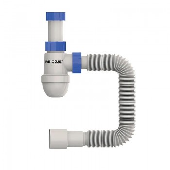 MIXXUS SU-05-A 1 1/2"x40 Сифон для умивальника без випуску 40*40/50 (25 шт/ящ)