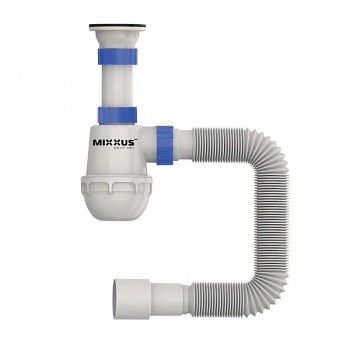 MIXXUS SK-01-A 1 1/2"x40 Сифон для кухні з литим випуском 40*40/50 (20 шт/ящ) MIXXUS SK-01-A 1 1/2"x40 Сифон для кухні з литим випуском 40*40/50 (20 шт/ящ)