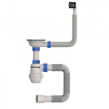 MIXXUS SK-02-A 3 1/2"x40 Сифон для кух.з нерж.сіткою,гнучк.прямок.перел.(15 шт/ящ) MIXXUS SK-02-A 3 1/2"x40 Сифон для кух.з нерж.сіткою,гнучк.прямок.перел.(15 шт/ящ)