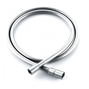 KOER KB-0804-125-01 CHROME Шланг для душу силікон. 125 см (Колір хром) УПАКОВКА КОРОБКА (30 шт/ящ)