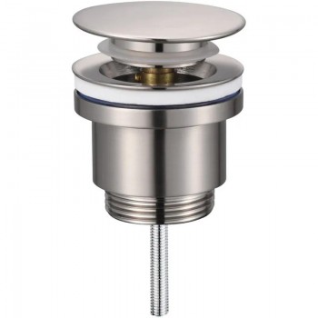 KOER PW-11-02 1 1/4'' Донний клапан д/раков.універс(з/без перел) СLICK-СLACK SS COLOR (20 шт/ящ) KOER PW-11-02 1 1/4'' Донний клапан д/раков.універс(з/без перел) СLICK-СLACK SS COLOR (20 шт/ящ)