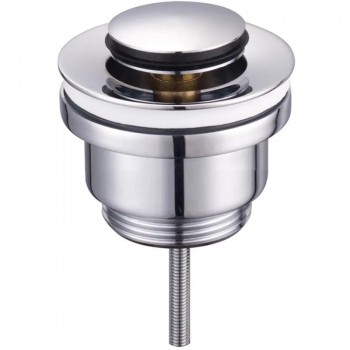 ZERIX BV-04 1 1/4'' Донний клапан д/раков.універс(з/без перел) СLICK-СLACK (Кол.хром) (20 шт/ящ)