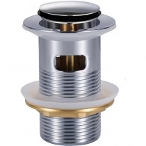 ZERIX BV-05 1 1/4'' Донний клапан д/раков. з/перел. автомат СLICK-СLACK (Кол.хром) (20 шт/ящ)