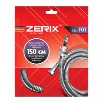 Шланг для душу Zerix F07 армований нейлоном 150см Шланг для душу Zerix F07 армований нейлоном 150см