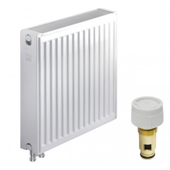 Сталевий радіатор KOER 22 x 500 x 1400B (2702 Вт, 40,24кг, низ, з термоклапаном) Сталевий радіатор KOER 22 x 500 x 1400B (2702 Вт, 40,24кг, низ, з термоклапаном)
