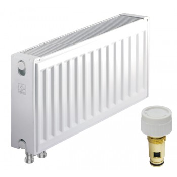 Сталевий радіатор KOER 22 x 300 x 700B (893 Вт, 12,8 кг, низ, з термоклапаном) Сталевий радіатор KOER 22 x 300 x 700B (893 Вт, 12,8 кг, низ, з термоклапаном)