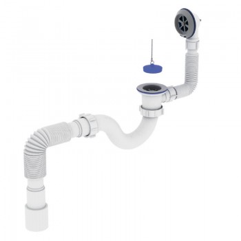 ZERIX SV-01-A 1 1/2" Сифон для ванни прямоточний з випуском та переливом (40 шт/ящ) ZERIX SV-01-A 1 1/2" Сифон для ванни прямоточний з випуском та переливом (40 шт/ящ)