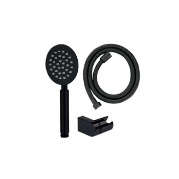 MIXXUS SHOWER SET-01.SUS BLACK Душ.набір з н.ст.SUS304(шланг,лійка,кроншт)(чорн.)(БЛІСТЕР)(60 шт/ящ)
