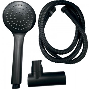 HAIBA SET-08 BLACK Набір для душу(шланг, лійка, кронштейн)(колір чорний)(УПАКОВКА БЛІСТЕР)(10 шт/ящ) HAIBA SET-08 BLACK Набір для душу(шланг, лійка, кронштейн)(колір чорний)(УПАКОВКА БЛІСТЕР)(10 шт/ящ)