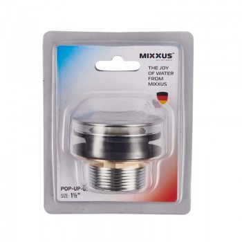 MIXXUS POP-UP-07 Донний клапан для ванни (кнопка) 1 1/2'' (20 шт/ящ)