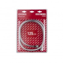 KOER KB-0802-125-01 Шланг для душу, обплетення нерж. 125 см (Колір хром) (30 шт/ящ) KOER KB-0802-125-01 Шланг для душу, обплетення нерж. 125 см (Колір хром) (30 шт/ящ)