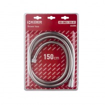 KOER KB-0803-150-01 Шланг для душу силіконовий 150 см (Колір хром) (30 шт/ящ) KOER KB-0803-150-01 Шланг для душу силіконовий 150 см (Колір хром) (30 шт/ящ)