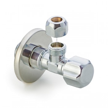 KOER вентиль хром 517 1/2"x3/8"