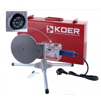 KOER KW.05 Паяльник для PP-R труб без насадок 2400 Вт (4 шт/ящ) KOER KW.05 Паяльник для PP-R труб без насадок 2400 Вт (4 шт/ящ)