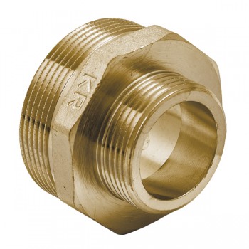 KOER KF.N0608.WN - 1/2"х3/4" Ніпель редукційний БЕЗ НІКЕЛЮ