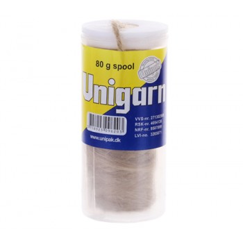 UNIPAK Unigarn 80г. Льон сантехнічний - котушка в контейнері UNIPAK Unigarn 80г. Льон сантехнічний - котушка в контейнері