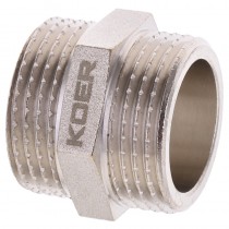 KOER WM.N10 - 1'' Ніпель (160 шт/ящ) KOER WM.N10 - 1'' Ніпель (160 шт/ящ)