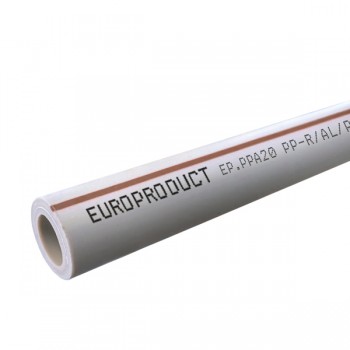 EUROPRODUCT Труба Композит Алюміній 40x6,7 (20 м/кульок) EUROPRODUCT Труба Композит Алюміній 40x6,7 (20 м/кульок)