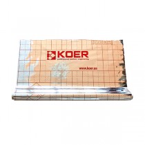 KOER KR.8018 Плівка тепловідбивна металізована з розміткою 105 мкр, РУЛОН 50 м