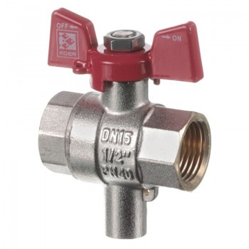 KOER KR.230 - 1/2" Кран ГГМ для підключення датчика температури (80 шт/ящ) KOER KR.230 - 1/2" Кран ГГМ для підключення датчика температури (80 шт/ящ)
