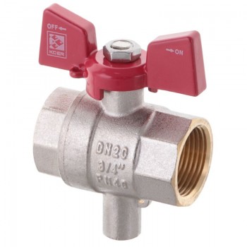 KOER KR.230 - 3/4" Кран ГГМ для підключення датчика температури (40 шт/ящ) KOER KR.230 - 3/4" Кран ГГМ для підключення датчика температури (40 шт/ящ)