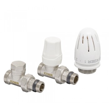 KOER SET-15 - 1/2"x3/4" Комплект для підключення радіатора (прямий) з термоголовкою ПН (20 шт/ящ) KOER SET-15 - 1/2"x3/4" Комплект для підключення радіатора (прямий) з термоголовкою ПН (20 шт/ящ)