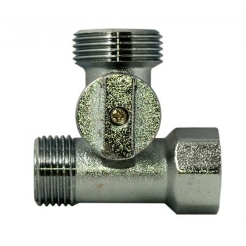 KOER вентиль хром 515 1/2"х3/4''x1/2"