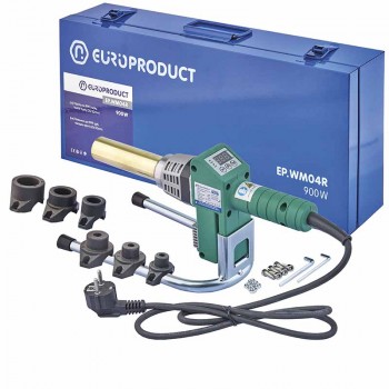EUROPRODUCT EP.WM04R Паяльник для PPR труб, насадки круглі, 900W 20/32mm (10 шт/ящ) EUROPRODUCT EP.WM04R Паяльник для PPR труб, насадки круглі, 900W 20/32mm (10 шт/ящ)