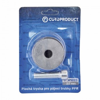 EUROPRODUCT EP.WS025 Насадка плоска для паяльника PPR труб 25mm (144 шт/ящ) EUROPRODUCT EP.WS025 Насадка плоска для паяльника PPR труб 25mm (144 шт/ящ)