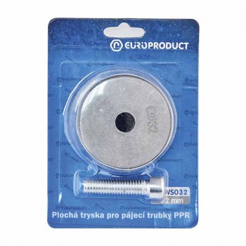 EUROPRODUCT EP.WS032 Насадка плоска для паяльника PPR труб 32mm (120 шт/ящ) EUROPRODUCT EP.WS032 Насадка плоска для паяльника PPR труб 32mm (120 шт/ящ)