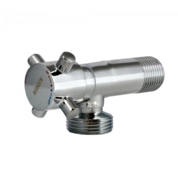 KOER вентиль хром 517 1/2"х3/4''