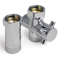 KOER вентиль хром 520 3/4"х3/4''x3/4"
