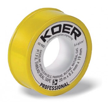 KOER ФУМ стрічка Professional STP-02 Gas 20М KOER ФУМ стрічка Professional STP-02 Gas 20М
