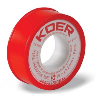 KOER ФУМ стрічка Professional STP-01 Water 20М KOER ФУМ стрічка Professional STP-01 Water 20М