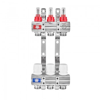EUROPRODUCT EP.B3110-03-1”x3 Колекторний блок з витратомірами ( корпус ЛАТУНЬ ) (3 шт/ящ) EUROPRODUCT EP.B3110-03-1”x3 Колекторний блок з витратомірами ( корпус ЛАТУНЬ ) (3 шт/ящ)